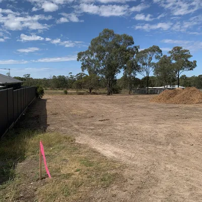 After: Range lot clearing for a building permit, Glenvale, Toowoomba