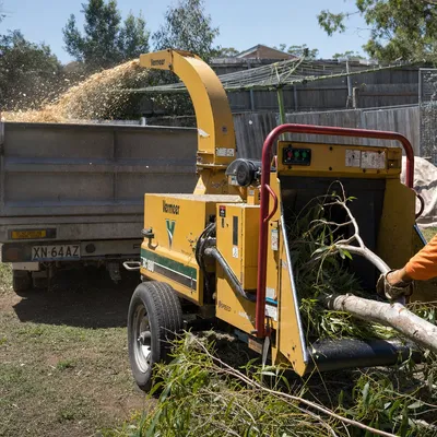 Mulching & Wood Chipping in Toowoomba. On-site chipping of green waste from storm or DIY pruning jobs, plus bulk hardwood and composted mulch delivery across Toowoomba.